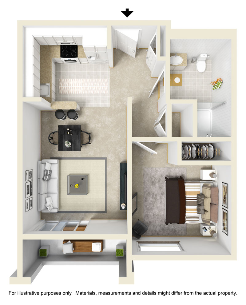 One A floor plan